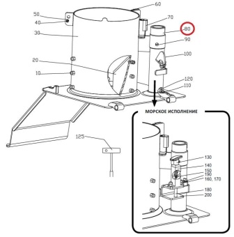 Гильза с защелкой Hallde 3253 (Цилиндр подачи A) в ШефСтор (chefstore.ru)